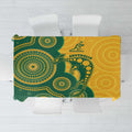 Australia Rugby Tablecloth Go Wallabies Aboriginal Style