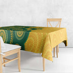 Australia Rugby Tablecloth Go Wallabies Aboriginal Style