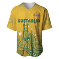 Australia Rugby Baseball Jersey Wallabies Aboriginal Pattern
