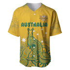 Australia Rugby Baseball Jersey Wallabies Aboriginal Pattern