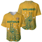 Australia Rugby Baseball Jersey Wallabies Aboriginal Pattern