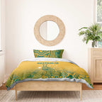 Australia Rugby Bedding Set Wallabies Aboriginal Pattern