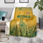 Australia Rugby Blanket Wallabies Aboriginal Pattern
