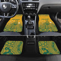 Australia Rugby Car Mats Wallabies Aboriginal Pattern