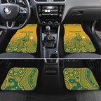 Australia Rugby Car Mats Wallabies Aboriginal Pattern