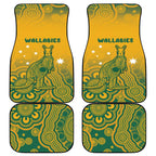 Australia Rugby Car Mats Wallabies Aboriginal Pattern