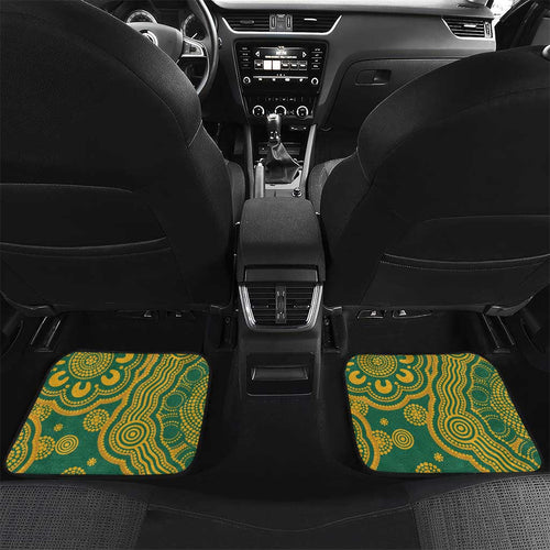 Australia Rugby Car Mats Wallabies Aboriginal Pattern