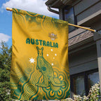 Australia Rugby Garden Flag Wallabies Aboriginal Pattern