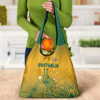Australia Rugby Grocery Bag Wallabies Aboriginal Pattern