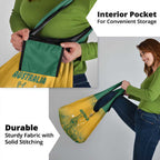 Australia Rugby Grocery Bag Wallabies Aboriginal Pattern
