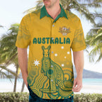Australia Rugby Hawaiian Shirt Wallabies Aboriginal Pattern