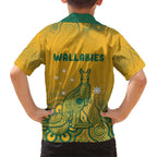 Australia Rugby Hawaiian Shirt Wallabies Aboriginal Pattern