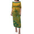 Australia Rugby Puletasi Wallabies Aboriginal Pattern