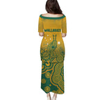 Australia Rugby Puletasi Wallabies Aboriginal Pattern