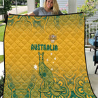Australia Rugby Quilt Wallabies Aboriginal Pattern