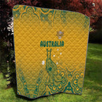 Australia Rugby Quilt Wallabies Aboriginal Pattern