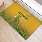 Australia Rugby Rubber Doormat Wallabies Aboriginal Pattern