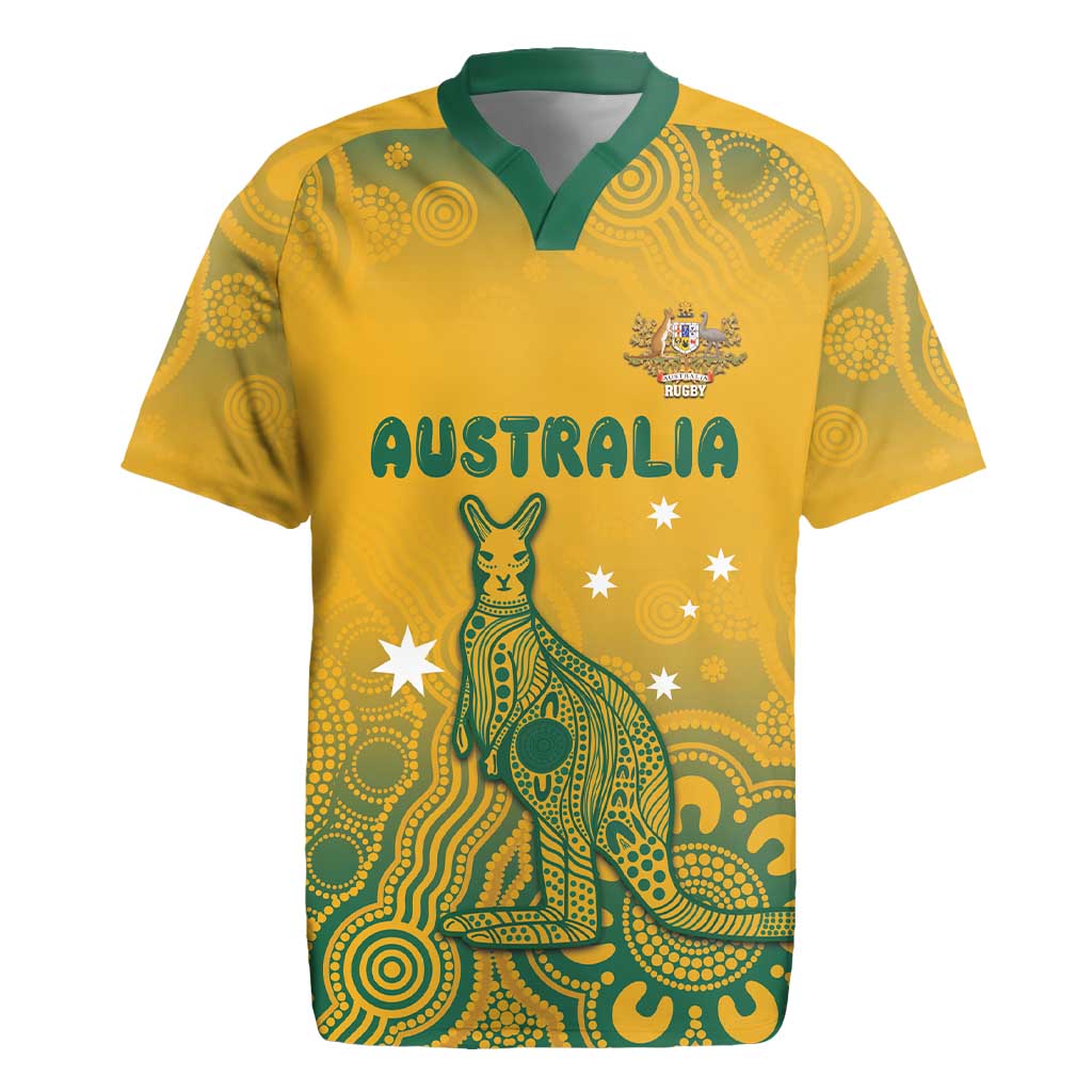 Australia Rugby Rugby Jersey Wallabies Aboriginal Pattern