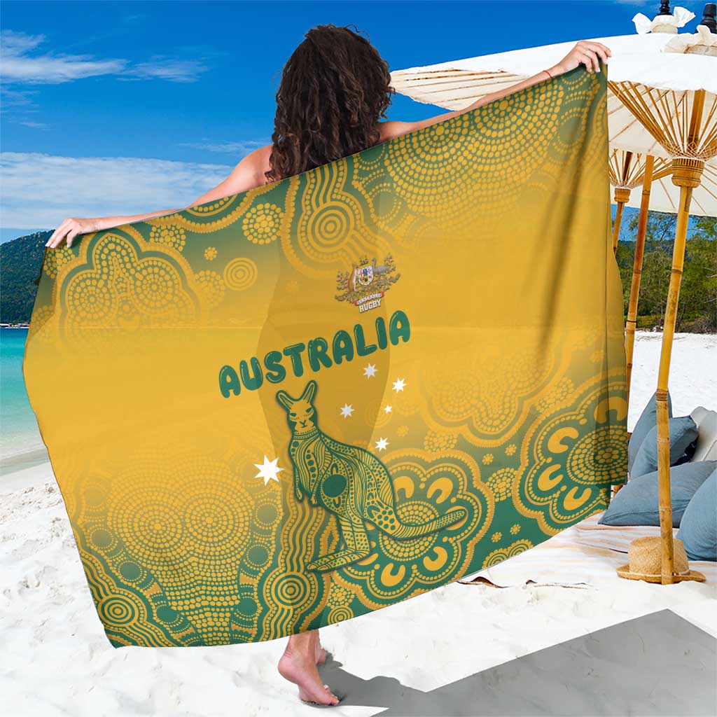 Australia Rugby Sarong Wallabies Aboriginal Pattern