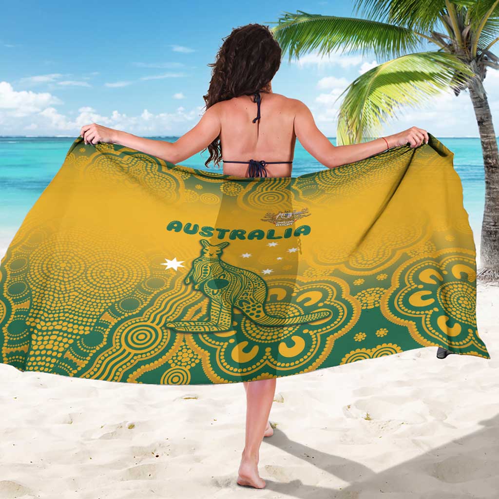 Australia Rugby Sarong Wallabies Aboriginal Pattern