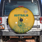 Australia Rugby Spare Tire Cover Wallabies Aboriginal Pattern