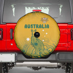 Australia Rugby Spare Tire Cover Wallabies Aboriginal Pattern