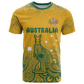 Australia Rugby T Shirt Wallabies Aboriginal Pattern