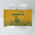 Australia Rugby Tablecloth Wallabies Aboriginal Pattern