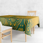 Australia Rugby Tablecloth Wallabies Aboriginal Pattern