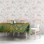 Australia Rugby Tablecloth Wallabies Aboriginal Pattern