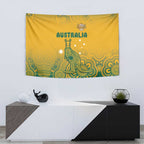 Australia Rugby Tapestry Wallabies Aboriginal Pattern