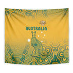 Australia Rugby Tapestry Wallabies Aboriginal Pattern