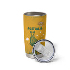 Australia Rugby Tumbler Cup Wallabies Aboriginal Pattern