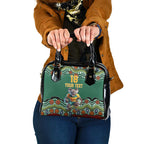Custom Australia Rugby Shoulder Handbag Koala Mascot Aboriginal Pattern