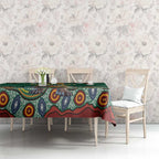 Custom Australia Rugby Tablecloth Koala Mascot Aboriginal Pattern