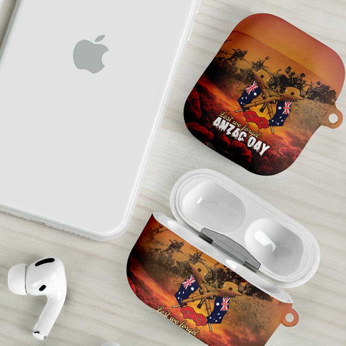 ANZAC Day Lest We Forget AirPods Case Australian Veterans Remembrance Tribute