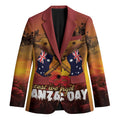 ANZAC Day Lest We Forget Blazer Australian Veterans Remembrance Tribute