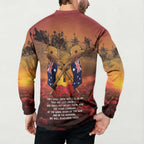 ANZAC Day Lest We Forget Button Sweatshirt Australian Veterans Remembrance Tribute