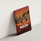 ANZAC Day Lest We Forget Canvas Wall Art Australian Veterans Remembrance Tribute