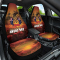 ANZAC Day Lest We Forget Car Seat Cover Australian Veterans Remembrance Tribute