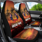 ANZAC Day Lest We Forget Car Seat Cover Australian Veterans Remembrance Tribute