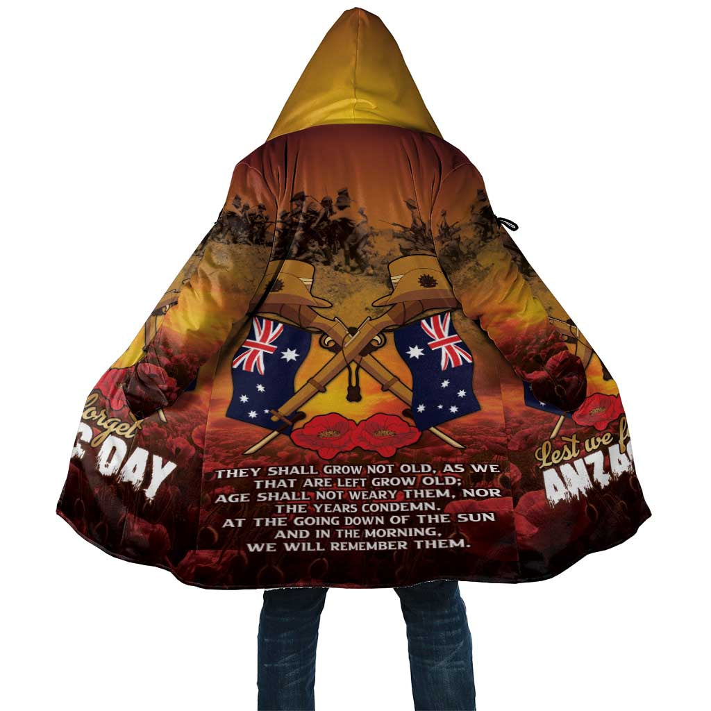 ANZAC Day Lest We Forget Cloak Australian Veterans Remembrance Tribute