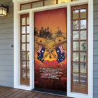 ANZAC Day Lest We Forget Door Cover Australian Veterans Remembrance Tribute