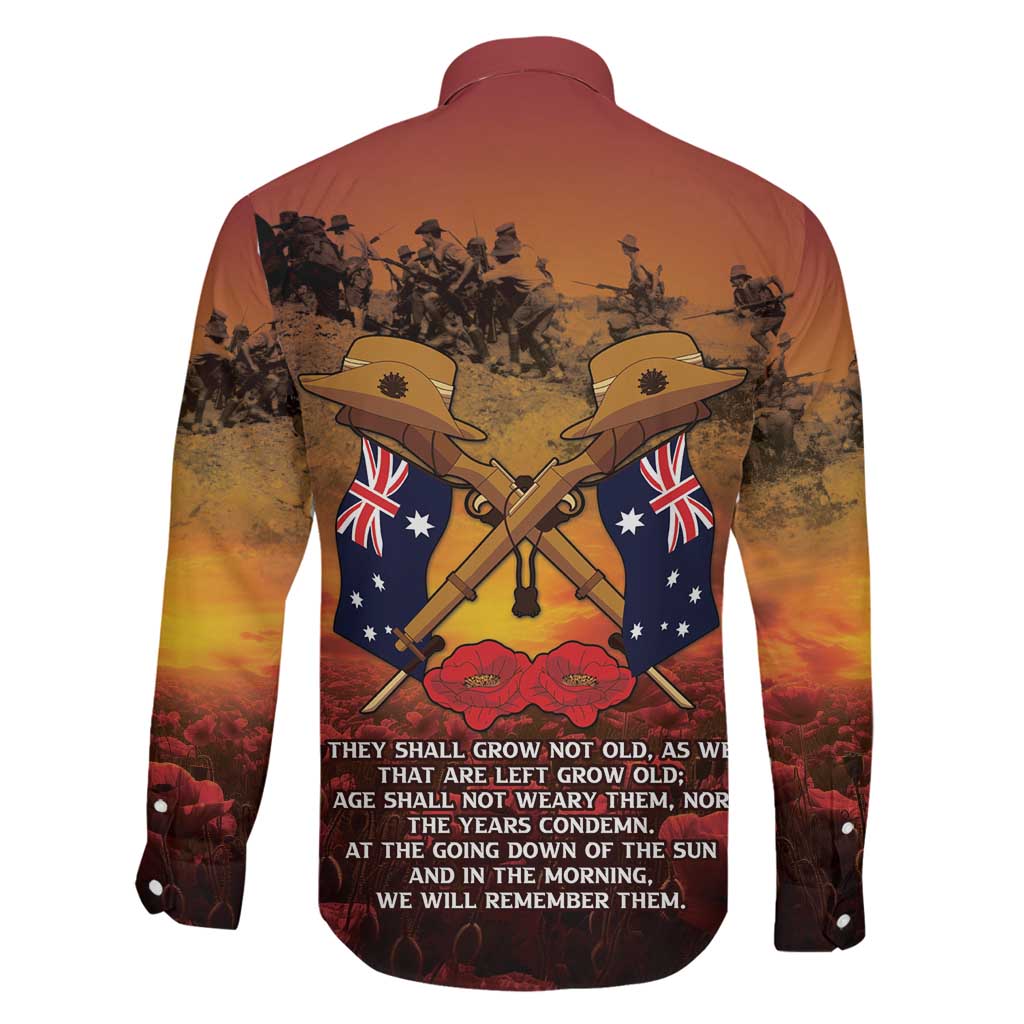 ANZAC Day Lest We Forget Family Matching Tank Maxi Dress and Hawaiian Shirt Australian Veterans Remembrance Tribute