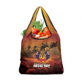 ANZAC Day Lest We Forget Grocery Bag Australian Veterans Remembrance Tribute