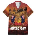 ANZAC Day Lest We Forget Hawaiian Shirt Australian Veterans Remembrance Tribute