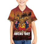 ANZAC Day Lest We Forget Hawaiian Shirt Australian Veterans Remembrance Tribute