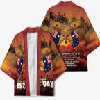 ANZAC Day Lest We Forget Kimono Australian Veterans Remembrance Tribute