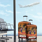 ANZAC Day Lest We Forget Luggage Cover Australian Veterans Remembrance Tribute