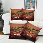 ANZAC Day Lest We Forget Pillow Cover Australian Veterans Remembrance Tribute